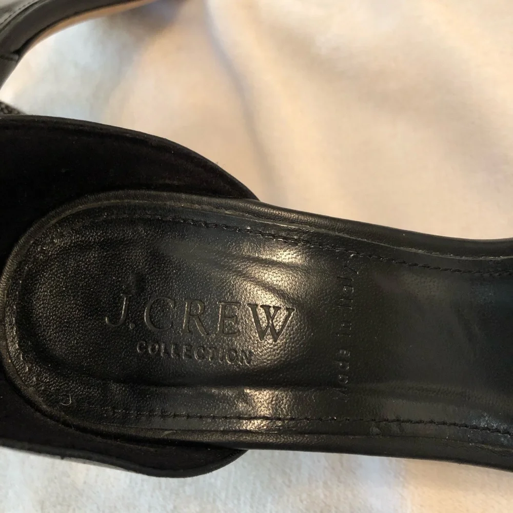 J. Crew Collection Jeweled Tweed Block Heels